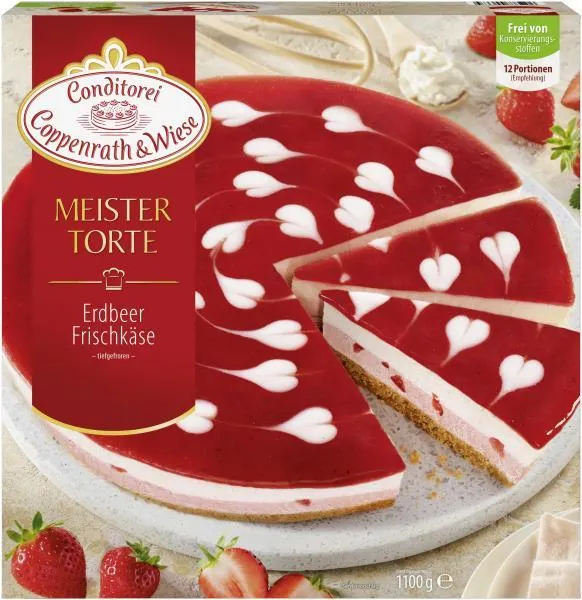 Coppenrath & Wiese Meistertorte Erdbeer-Frischkäse 1,10 kg