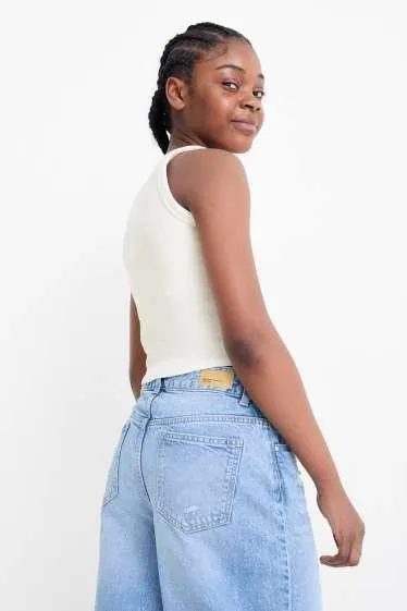 Multipack of 4 - top - ribbed