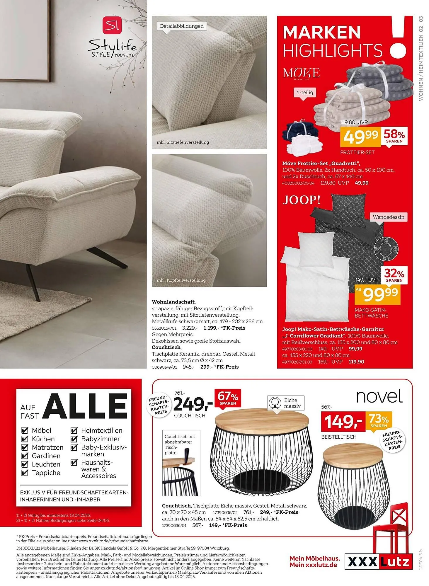 XXXLutz Prospekt von 31. März bis 13. April 2025 - Prospekt seite 3