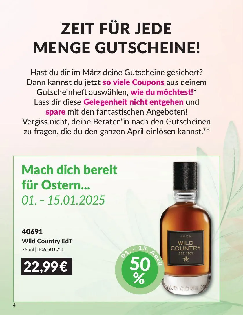 Avon Aktueller Prospekt von 9. April bis 23. April 2025 - Prospekt seite 4