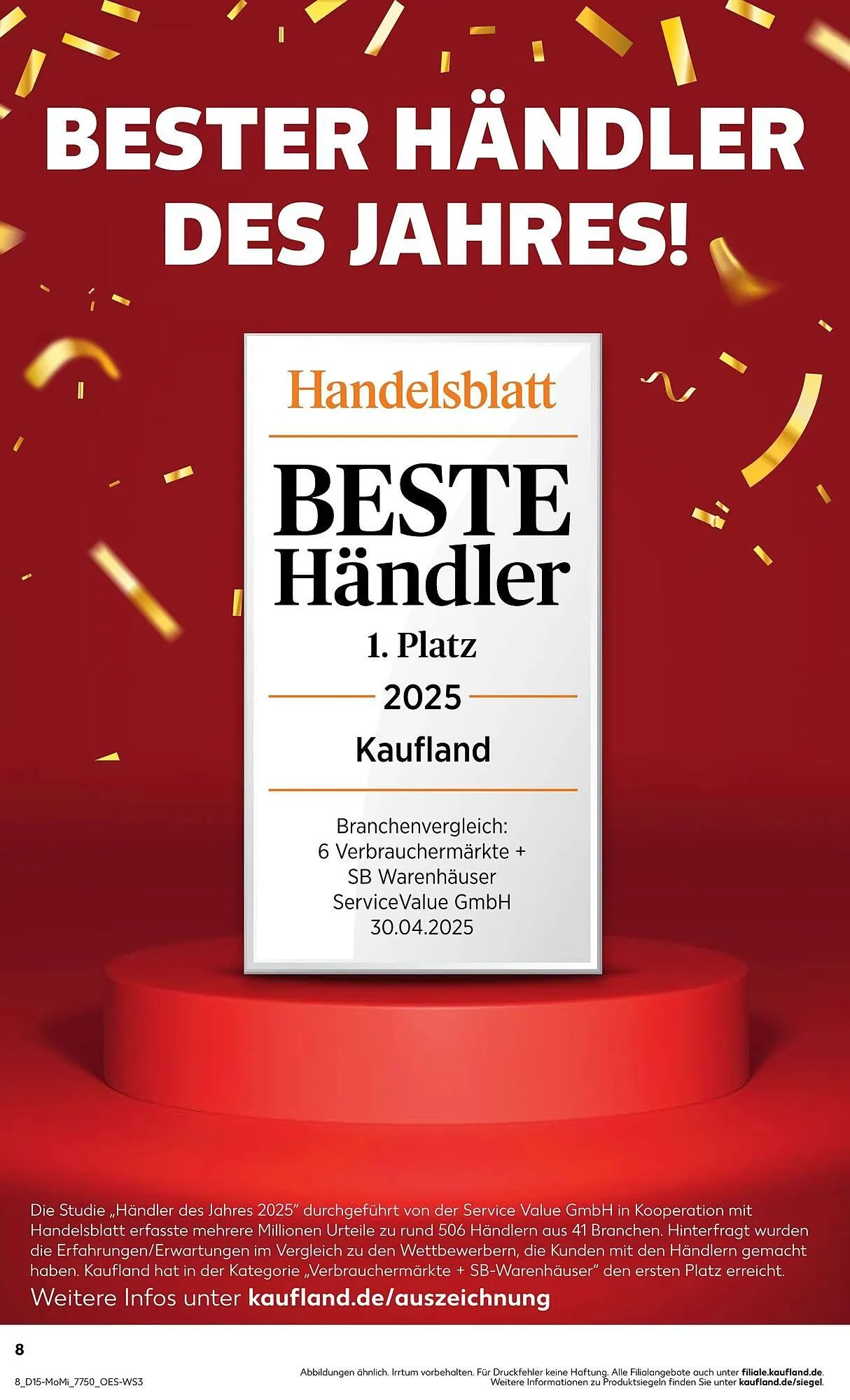 Kaufland Prospekt von 7. April bis 9. April 2026 - Prospekt seite 8