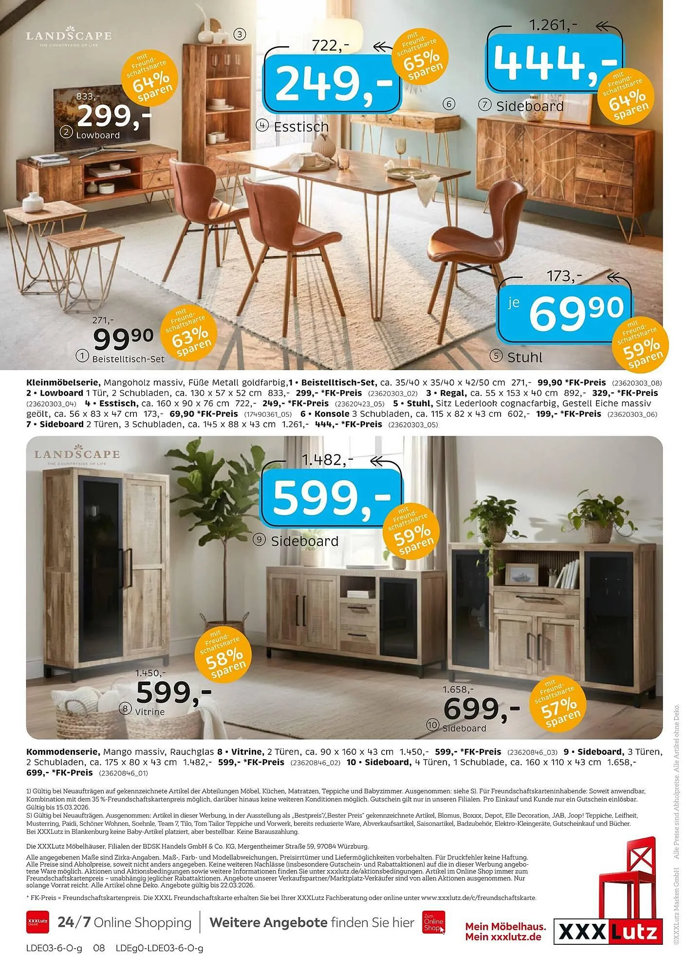 XXXLutz Prospekt von 9. März bis 22. März 2026 - Prospekt seite 8