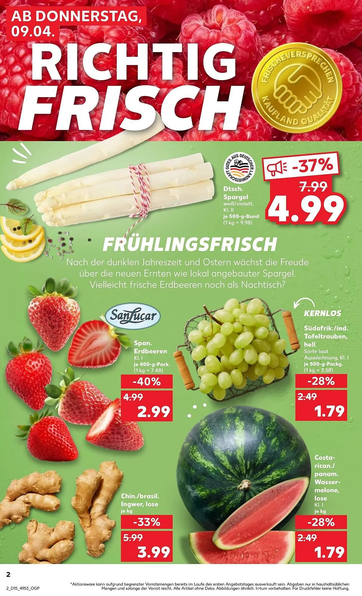 Kaufland Prospekt von 7. April bis 9. April 2026 - Prospekt seite 14