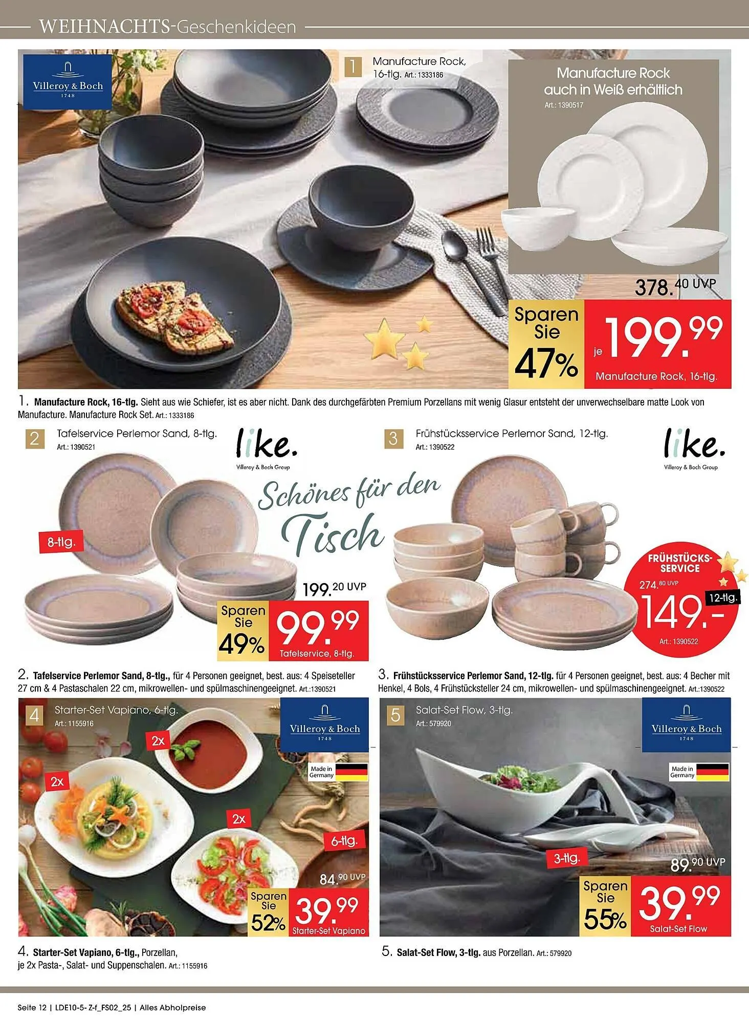 Zurbrüggen Prospekt von 11. Oktober bis 15. November 2025 - Prospekt seite 12