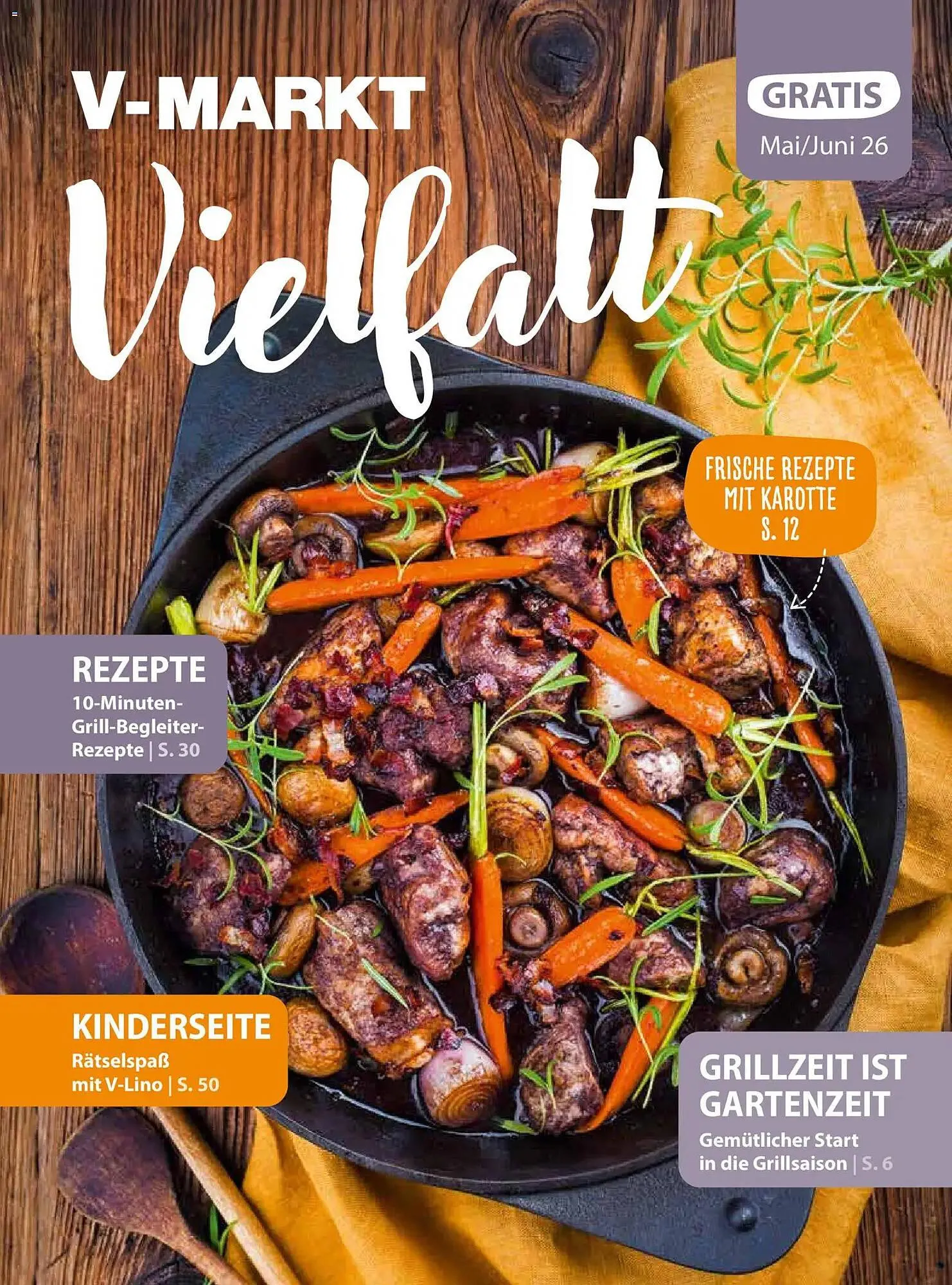 V Markt Magazin von 1. Mai bis 30. Juni 2026 - Prospekt seite 1