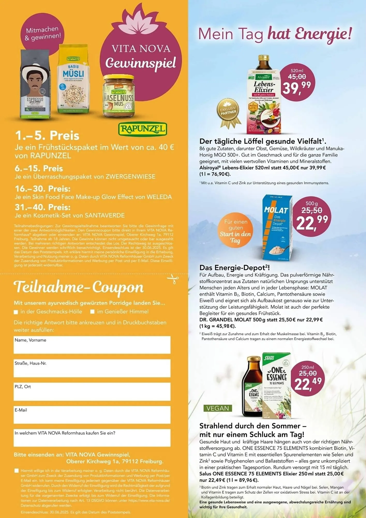 Vita Nova Prospekt von 1. Juni bis 30. Juni 2025 - Prospekt seite 6