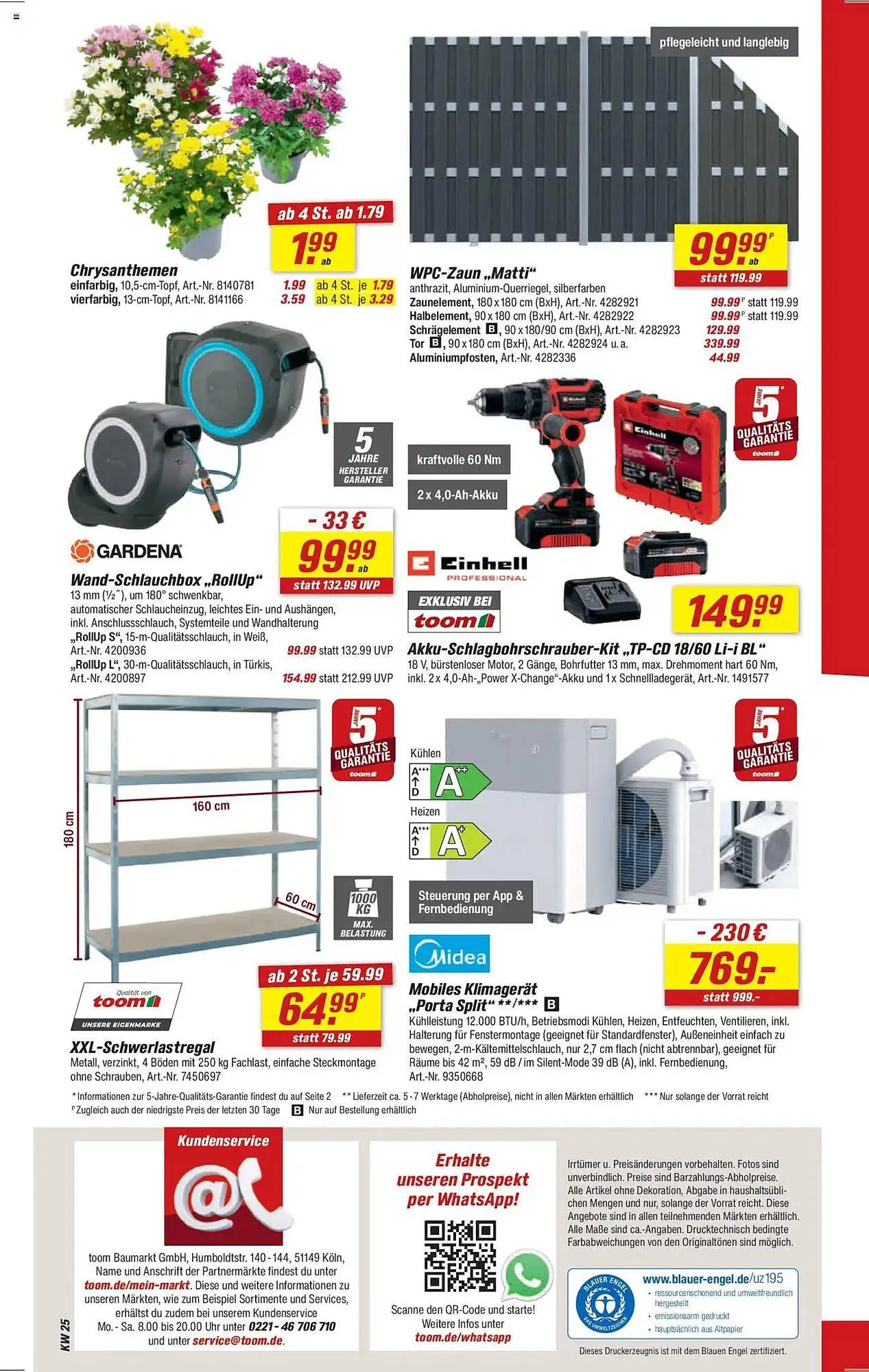 toom Baumarkt Prospekt von 14. Juni bis 20. Juni 2025 - Prospekt seite 18