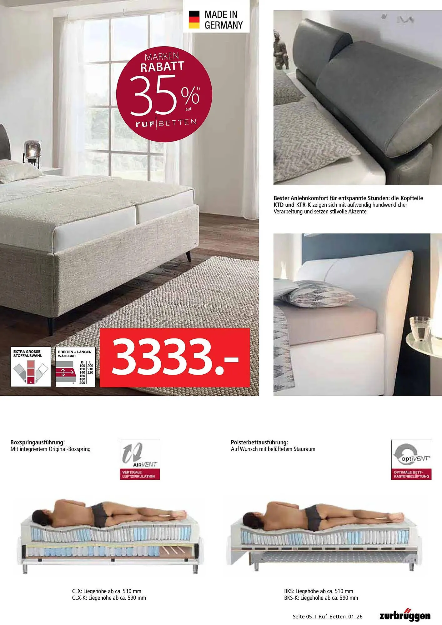 Zurbrüggen Prospekt von 18. April bis 30. Juni 2026 - Prospekt seite 5