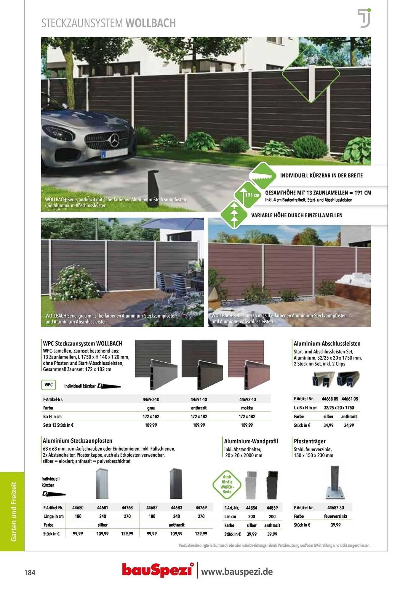 BauSpezi Prospekt von 15. April bis 31. Dezember 2026 - Prospekt seite 186