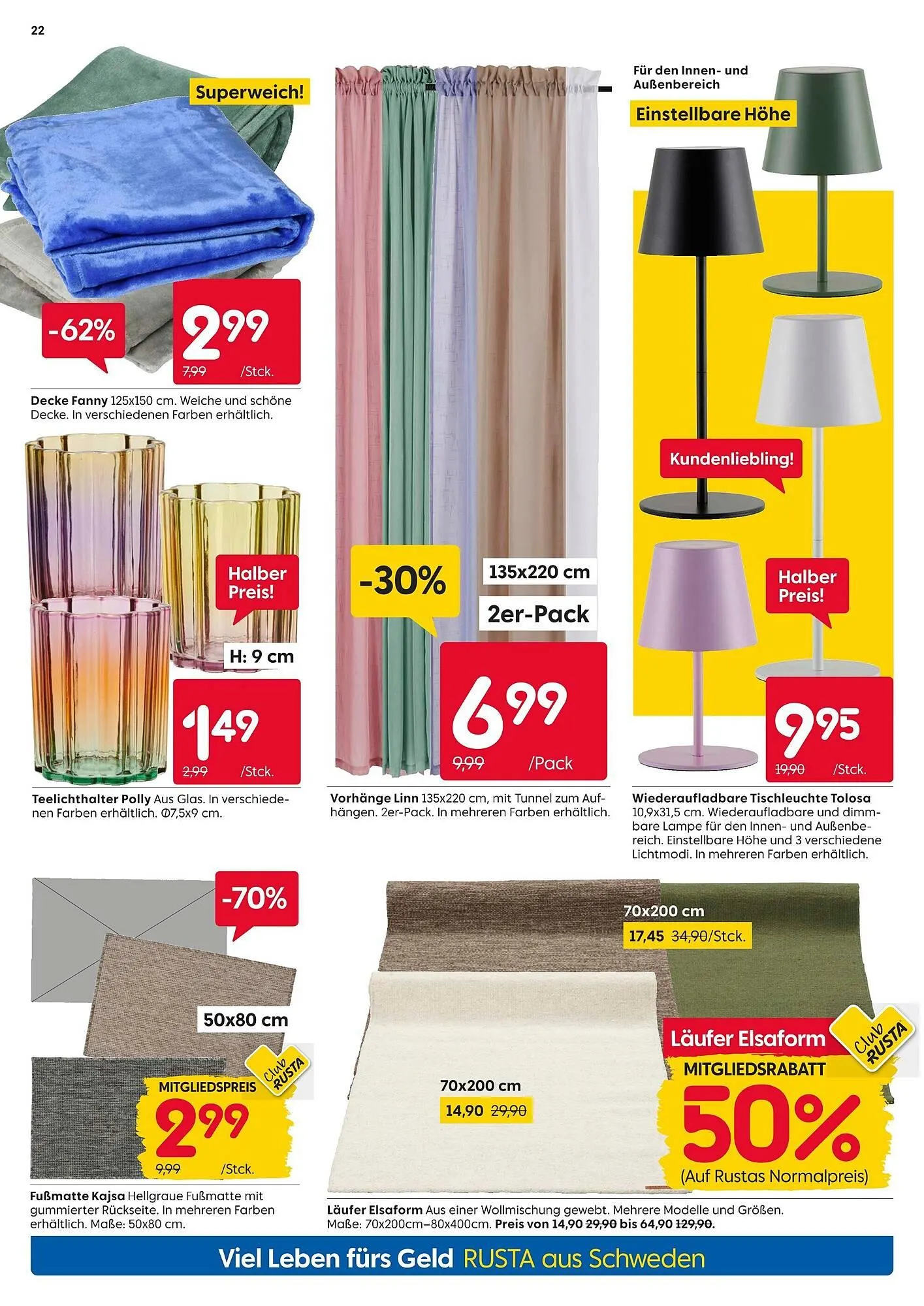 Rusta Prospekt von 12. April bis 18. April 2025 - Prospekt seite 22