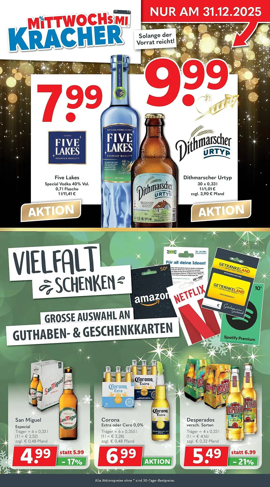 Getränkeland Prospekt von 21. Dezember bis 3. Januar 2026 - Prospekt seite 3