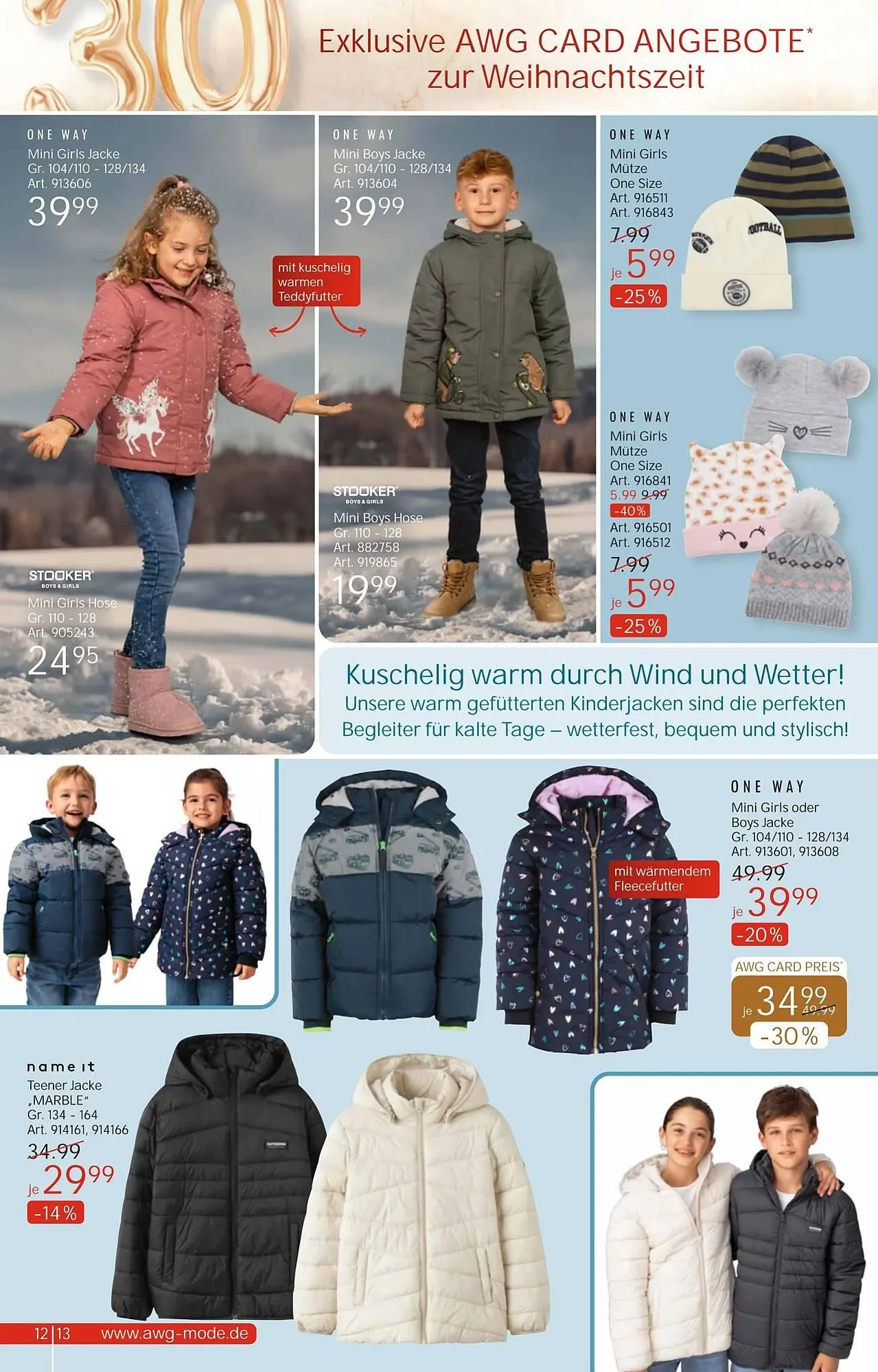 AWG Mode Prospekt von 29. November bis 14. Dezember 2025 - Prospekt seite 12