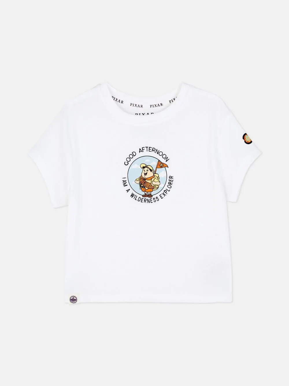„Disney Oben“ T-Shirt mit kurzen Ärmeln und Grafik