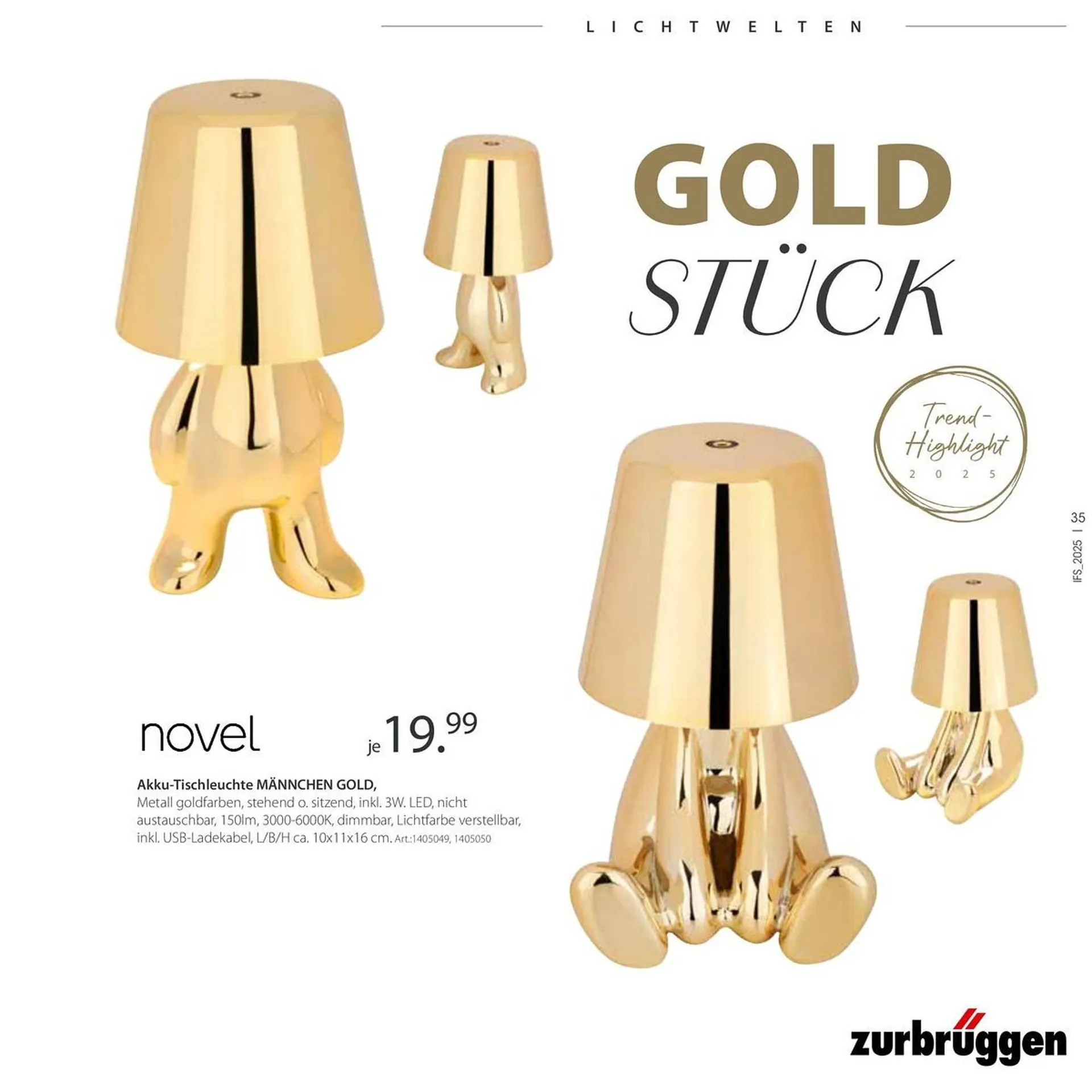 Zurbrüggen Prospekt von 18. Mai bis 7. Juni 2025 - Prospekt seite 35