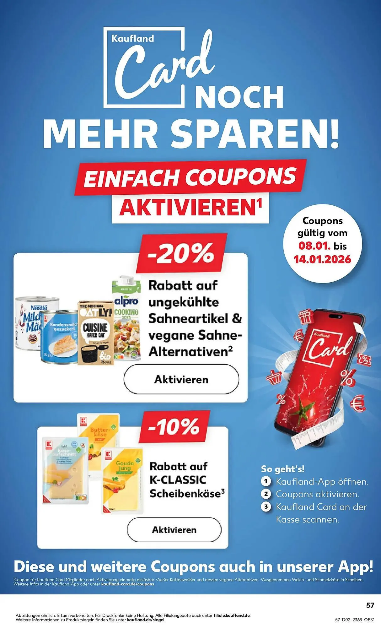 Kaufland Prospekt von 11. Januar bis 14. Januar 2026 - Prospekt seite 57