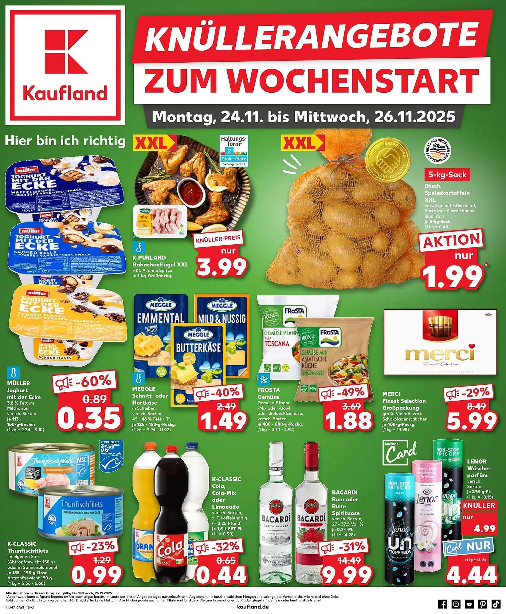 Kaufland Prospekt von 23. November bis 26. November 2025 - Prospekt seite 1