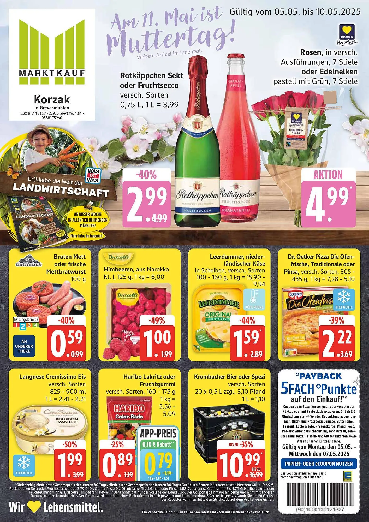 Marktkauf Prospekt von 4. Mai bis 10. Mai 2025 - Prospekt seite 1