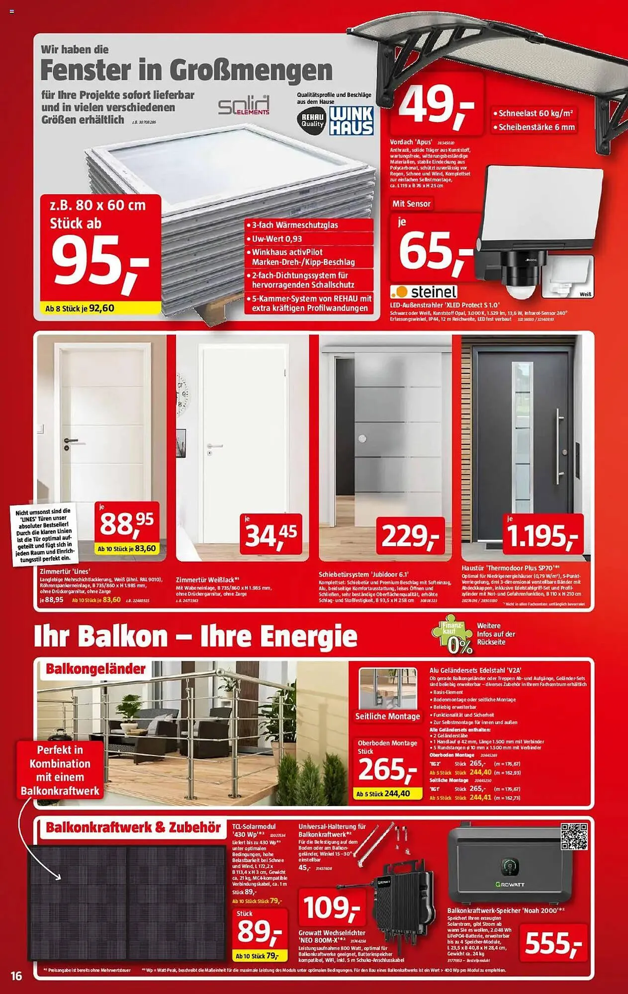 Bauhaus Prospekt von 1. März bis 29. März 2025 - Prospekt seite 16