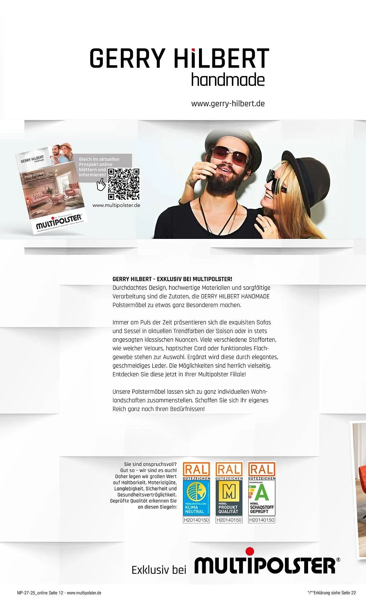 Multipolster Prospekt von 10. Juli bis 2. August 2025 - Prospekt seite 12