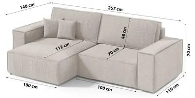 Ecksofa Sekwana Mini Universelle