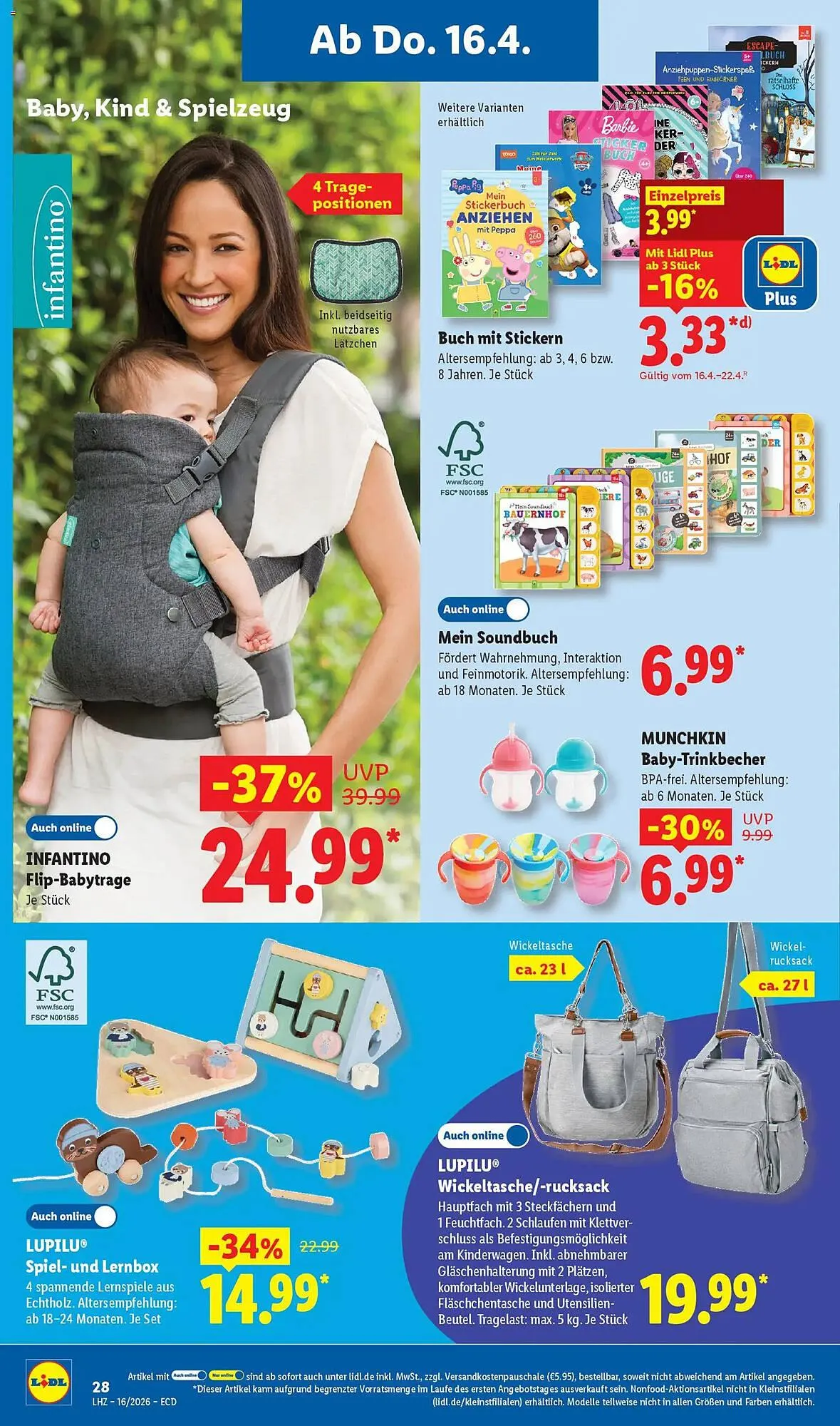 Lidl Prospekt von 13. April bis 18. April 2026 - Prospekt seite 22