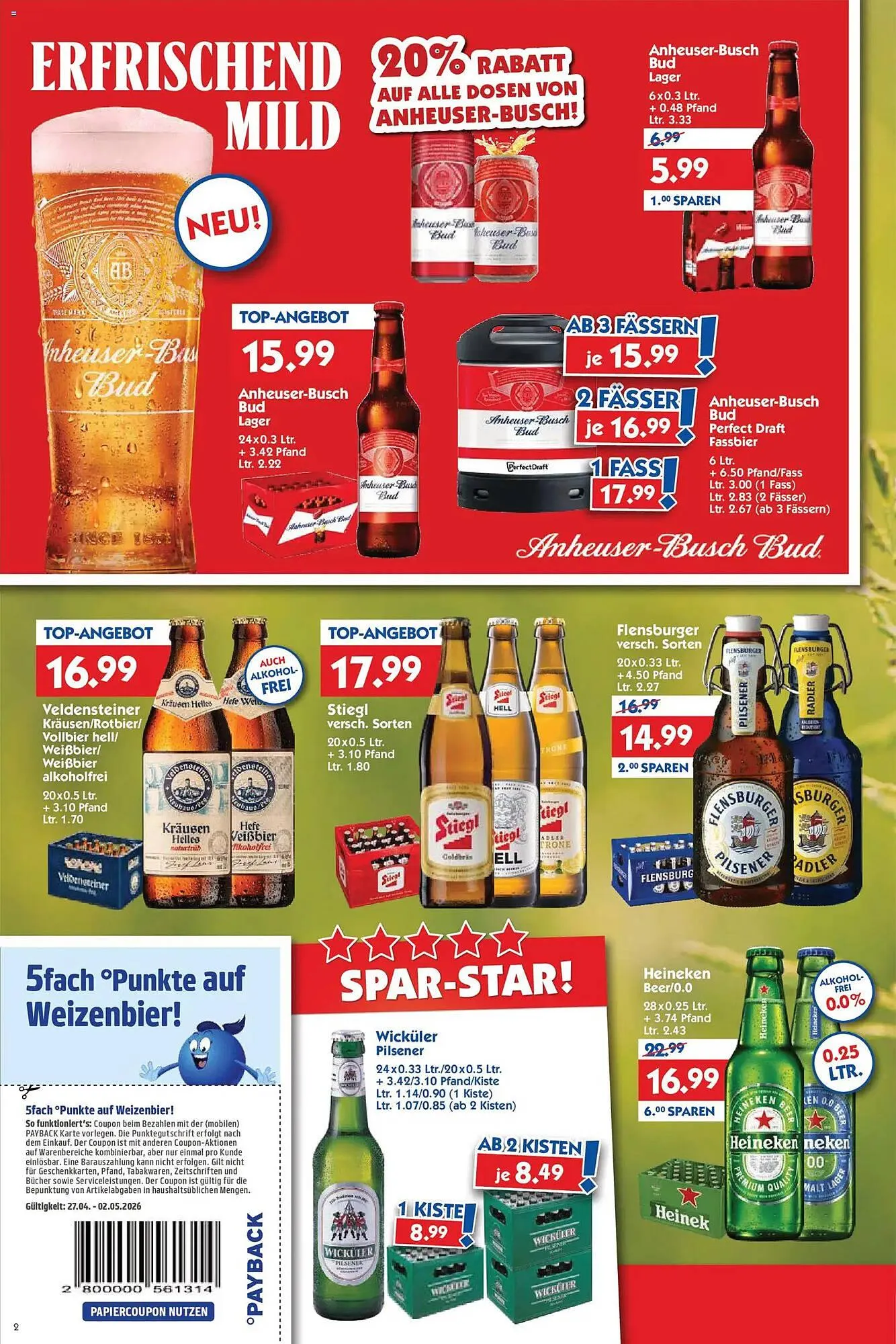 Hol'ab Getränkemarkt Prospekt von 27. April bis 2. Mai 2026 - Prospekt seite 2