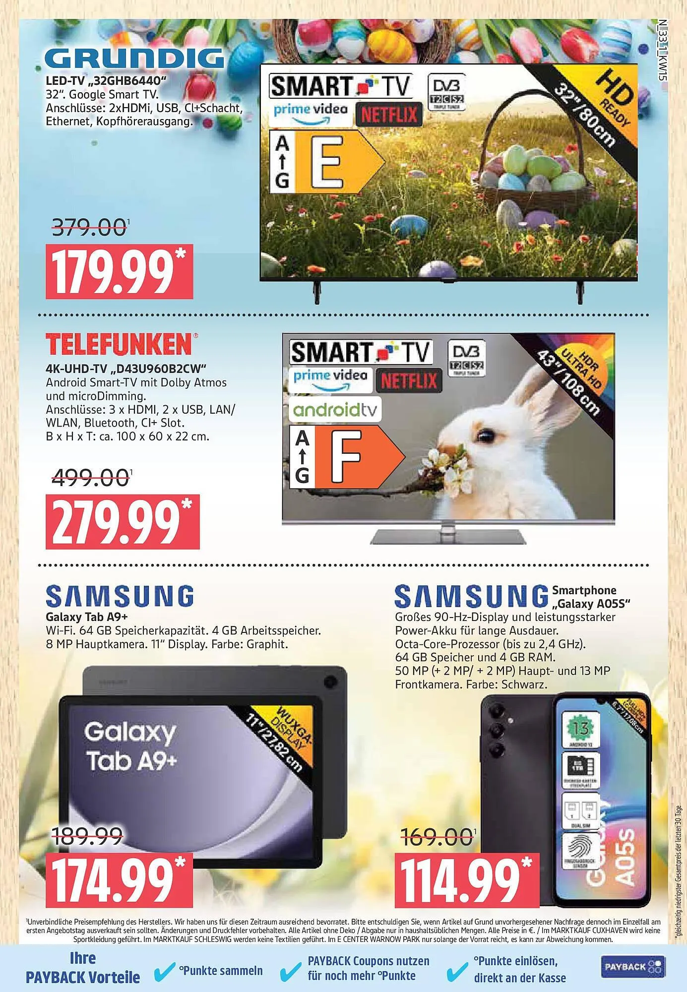 Marktkauf Prospekt von 6. April bis 14. April 2025 - Prospekt seite 33