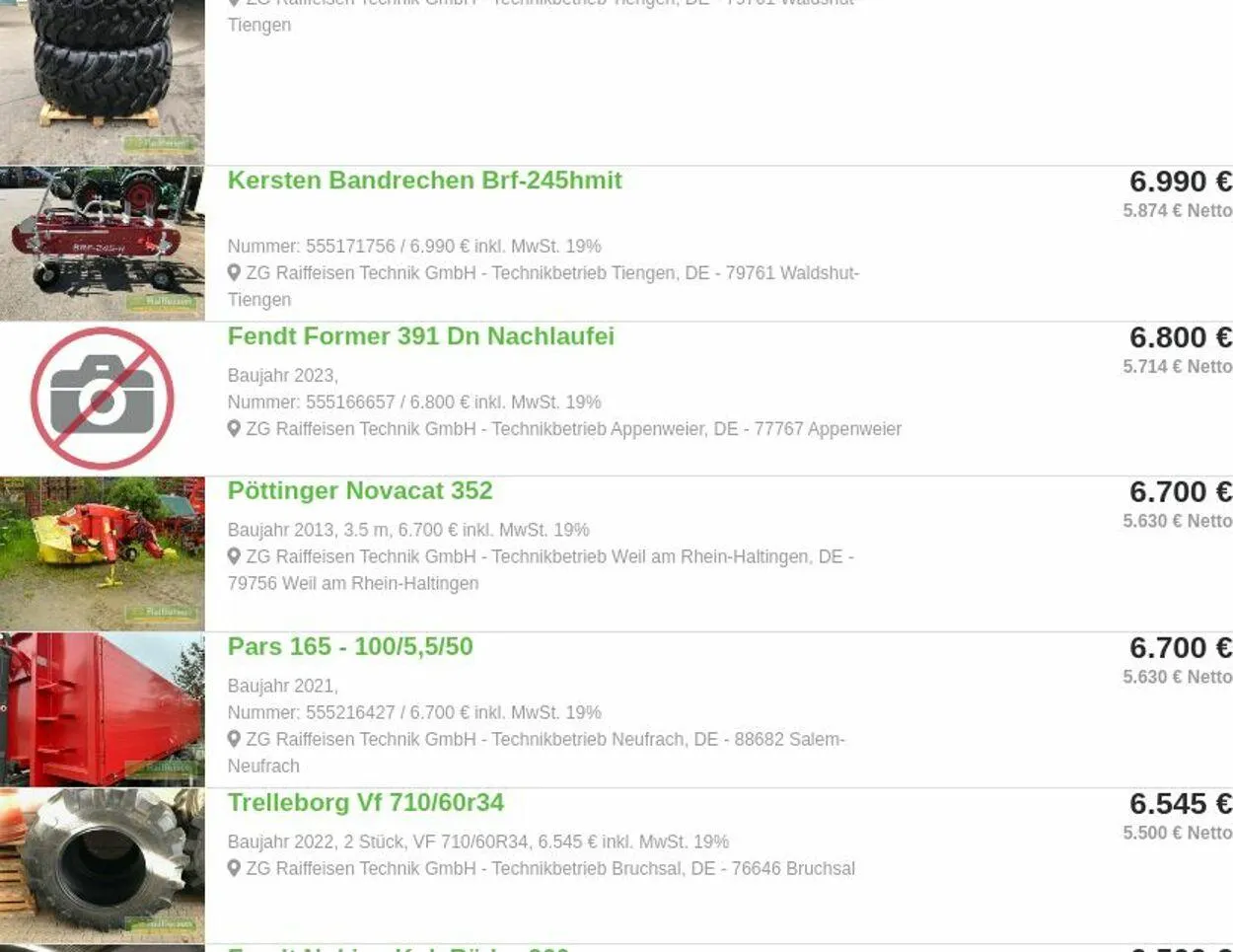 ZG Raiffeisen Aktueller Prospekt von 24. März bis 2. April 2025 - Prospekt seite 30