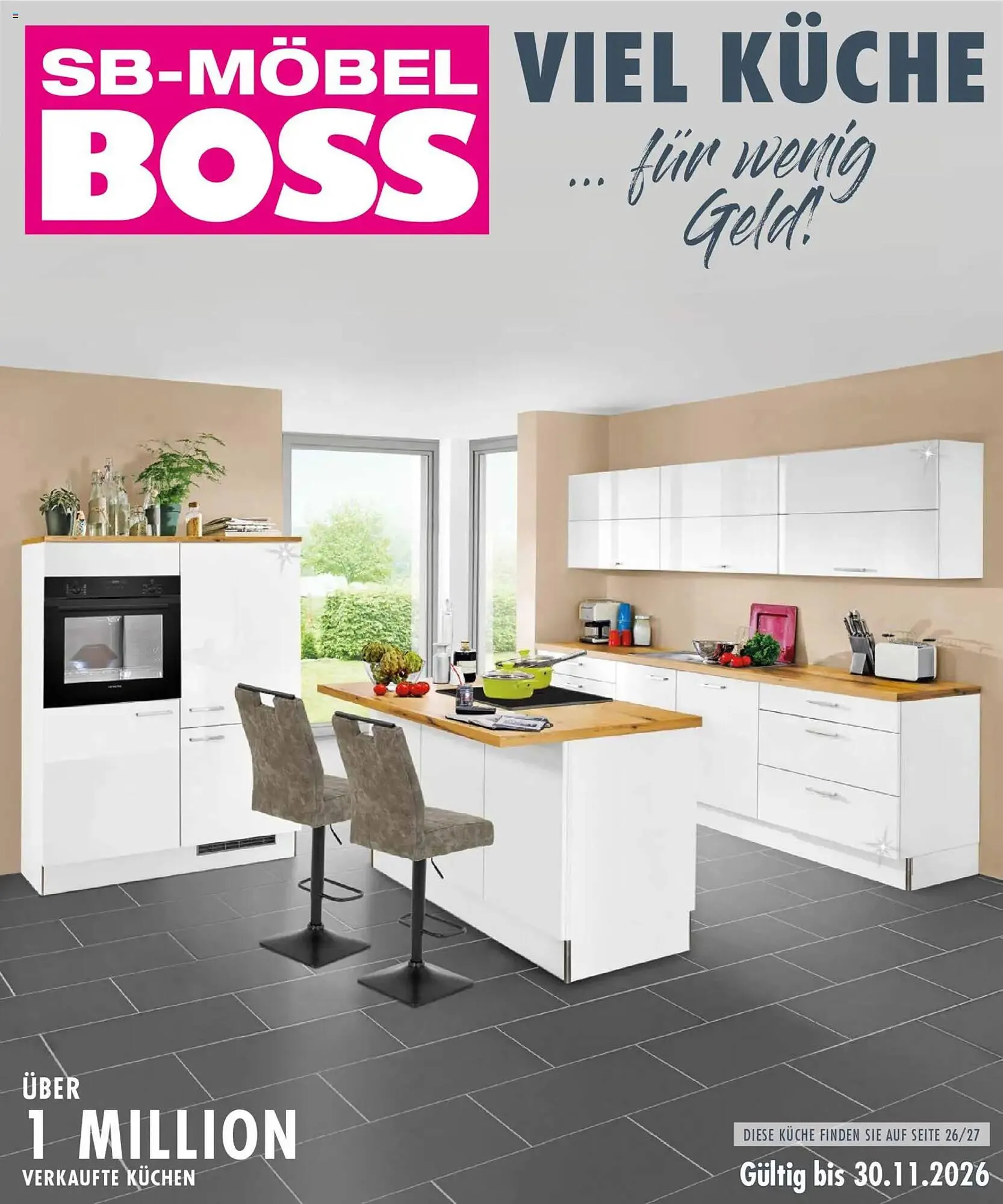 Möbel Boss Prospekt von 9. April bis 30. November 2026 - Prospekt seite 1