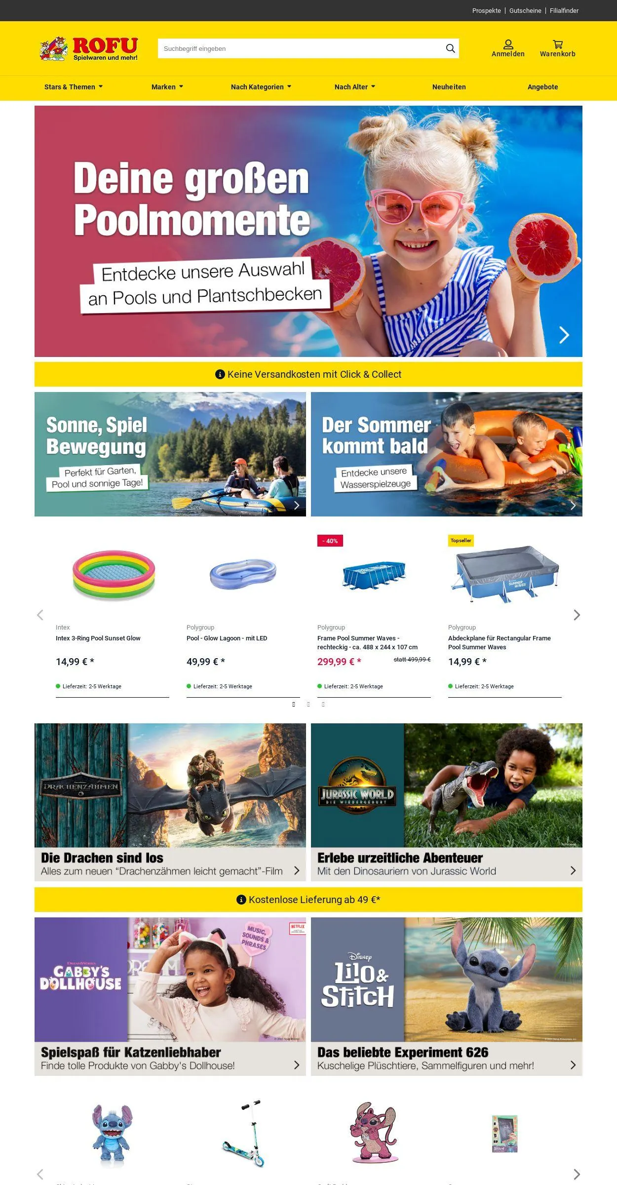 ROFU Kinderland Aktueller Prospekt von 26. Mai bis 4. Juni 2025 - Prospekt seite 1