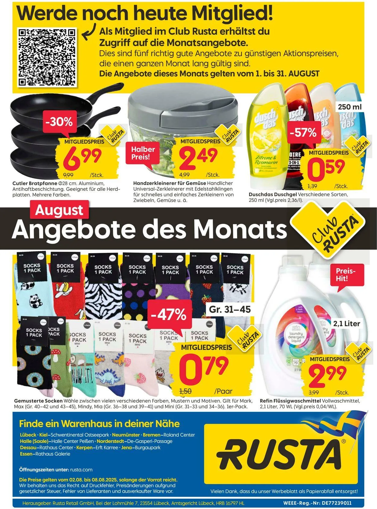 Rusta von 5. August bis 19. August 2025 - Prospekt seite 16