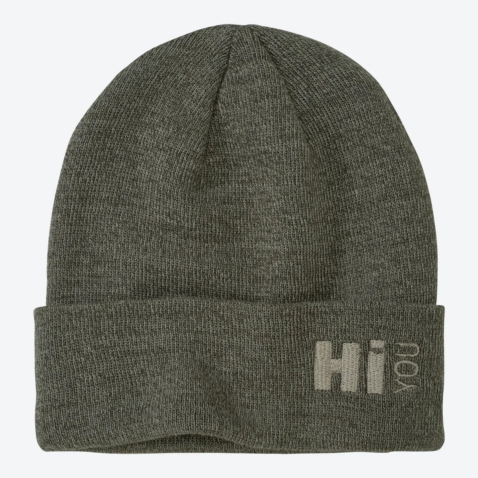 Kinder-Strickmütze mit Stickerei