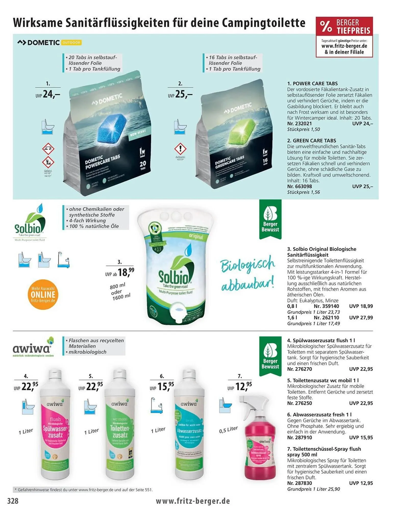 Fritz Berger Prospekt von 27. Mai bis 31. Dezember 2025 - Prospekt seite 328