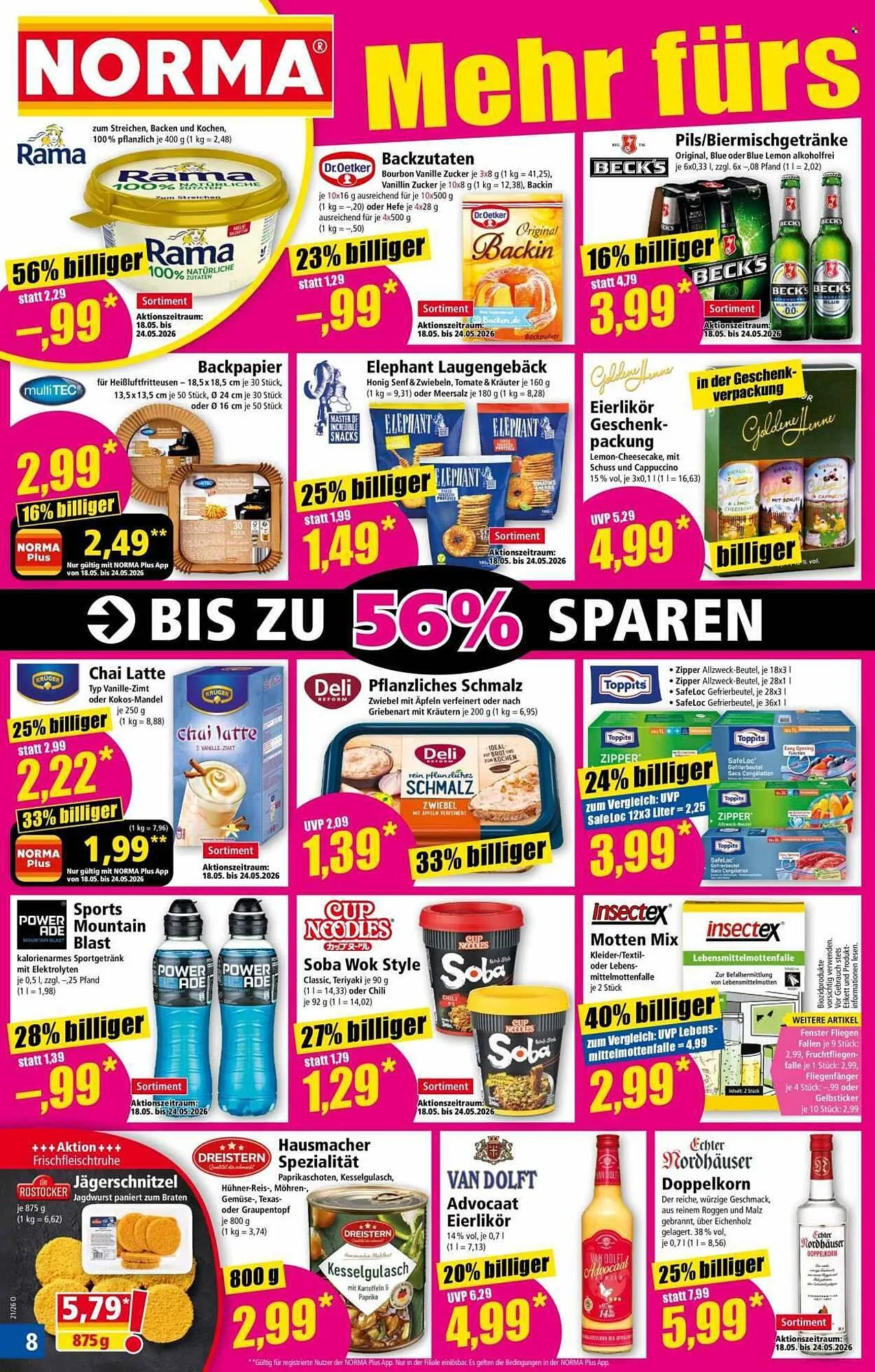Norma Prospekt von 18. Mai bis 24. Mai 2026 - Prospekt seite 8