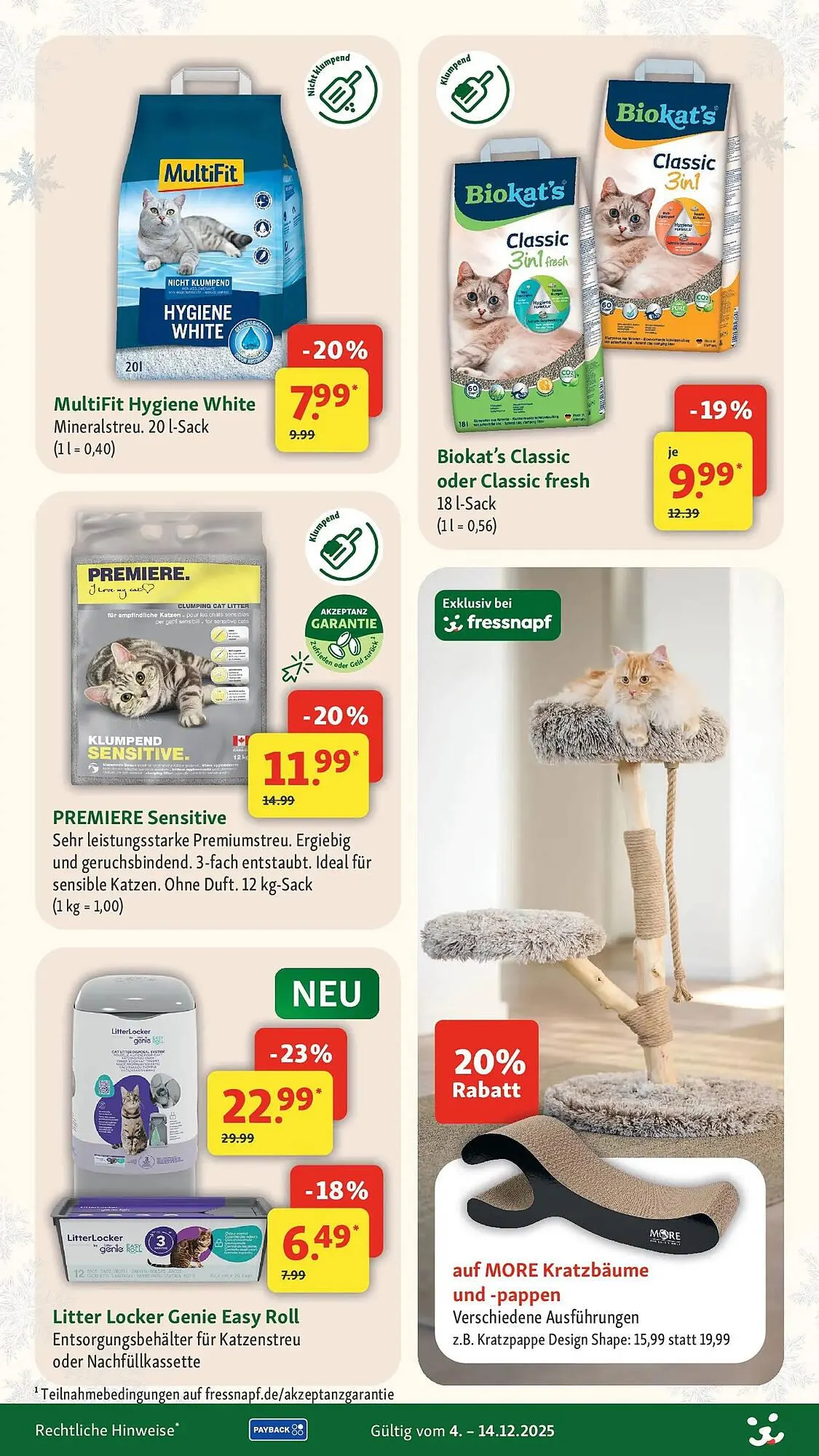 Fressnapf Prospekt von 3. Dezember bis 10. Dezember 2025 - Prospekt seite 15