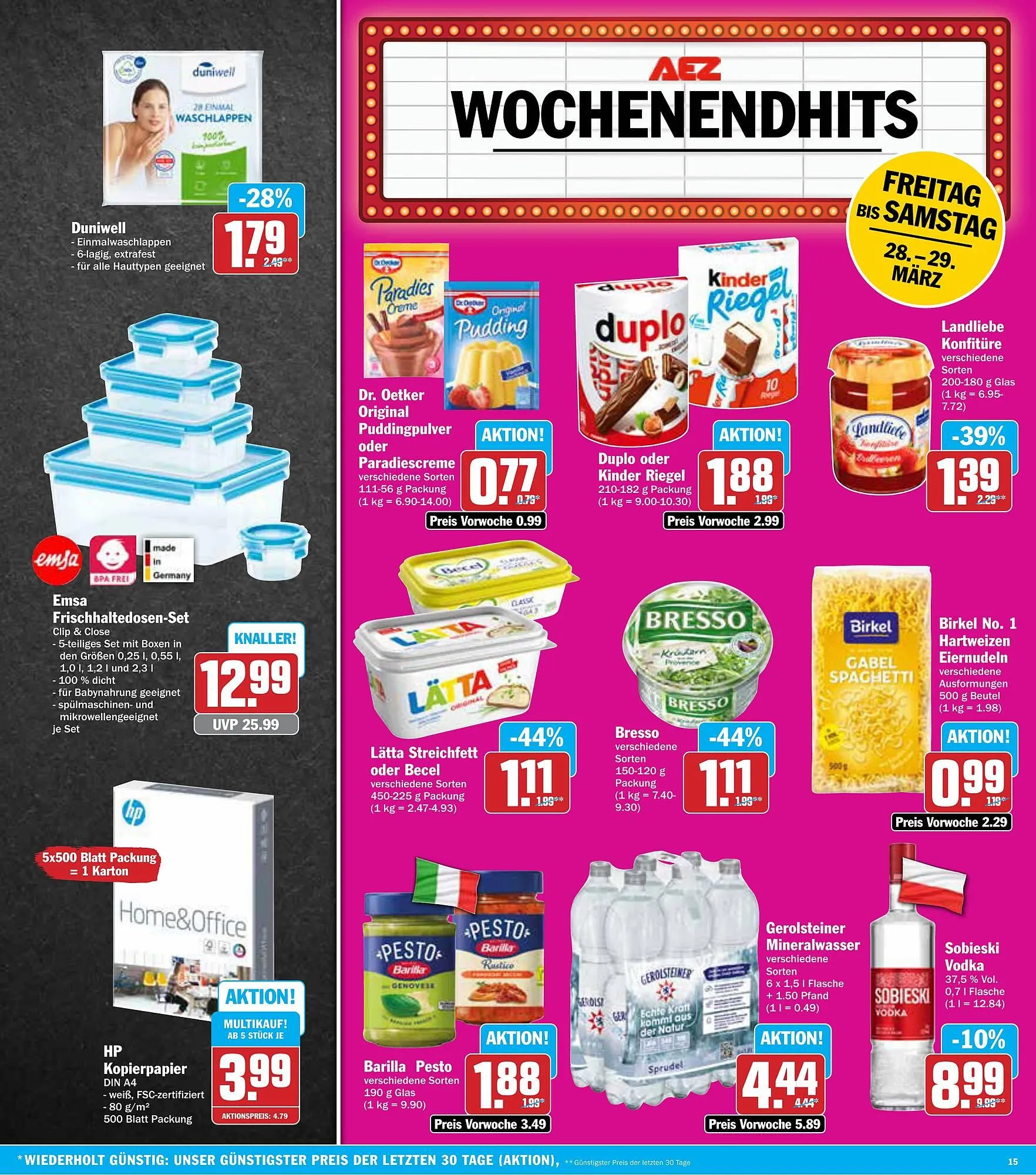 AEZ Prospekt von 24. März bis 29. März 2025 - Prospekt seite 15