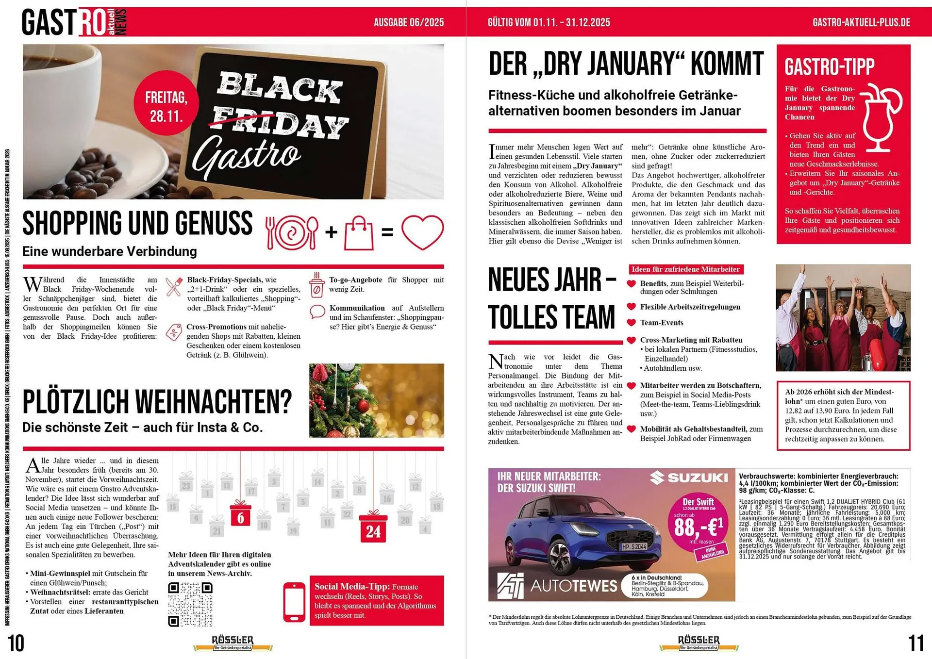 Getränke Rössler Prospekt von 1. November bis 30. November 2025 - Prospekt seite 6