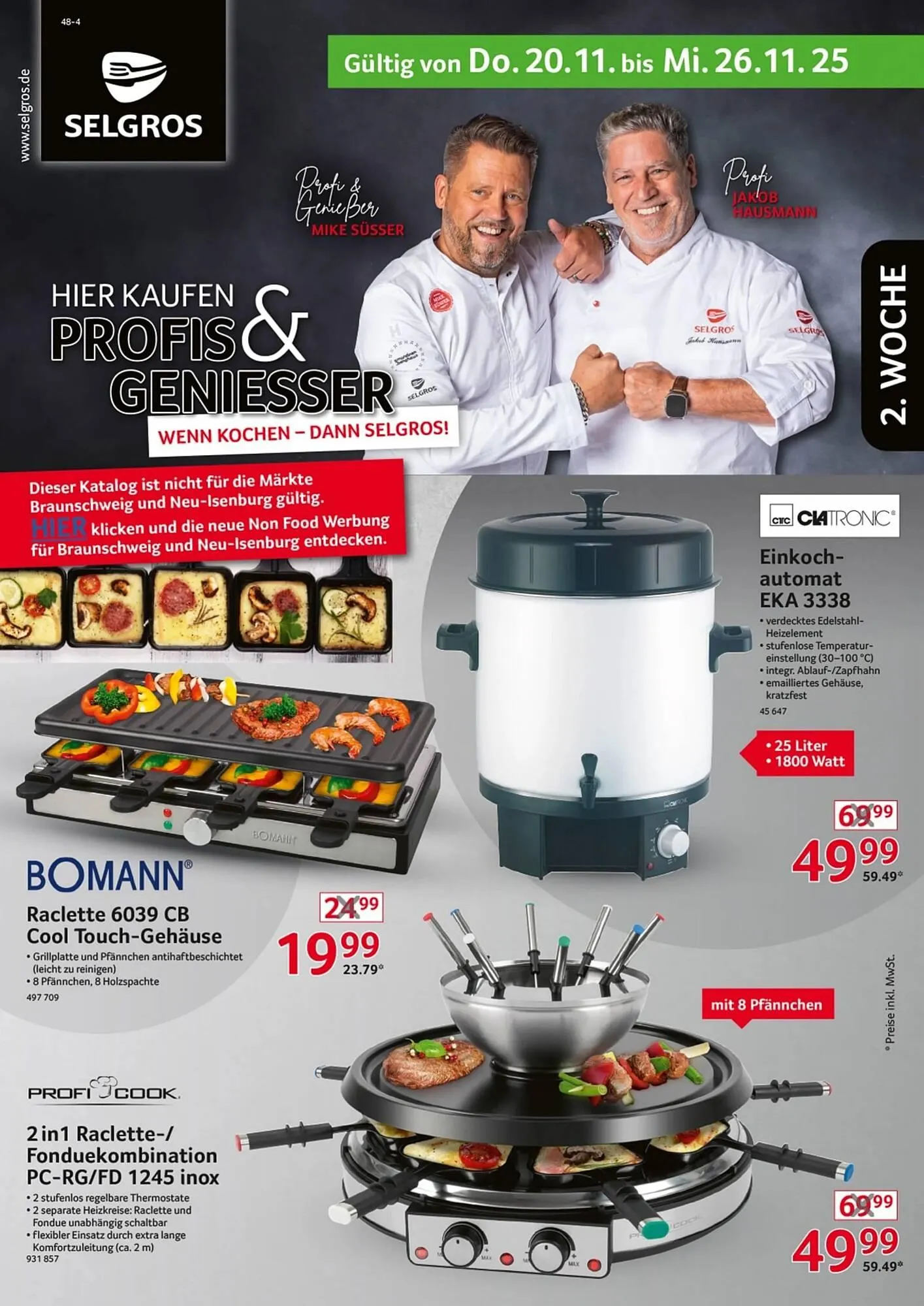 Selgros Prospekt von 20. November bis 27. November 2025 - Prospekt seite 1