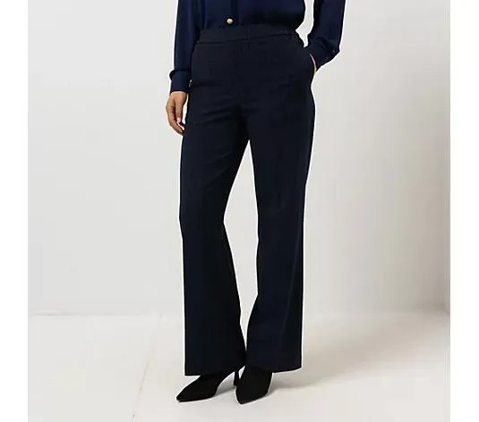 STEFFEN SCHRAUT Hose lange Form Nadelstreifen gerades weites Bein