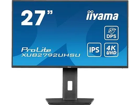 IIYAMA ProLite XUB2792UHSU-B6 27 Zoll UHD 4K Business Monitor 4 ms Reaktionszeit 60 Hz