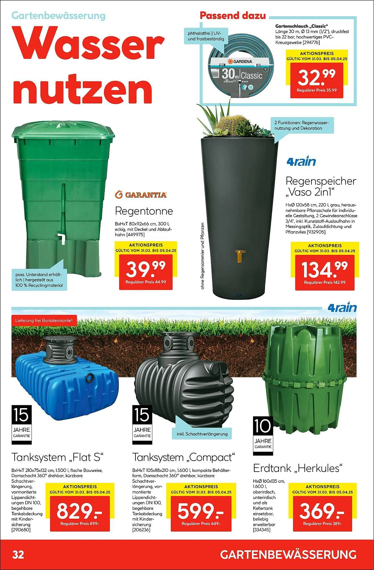 Hellweg Prospekt von 18. April bis 10. Mai 2025 - Prospekt seite 32