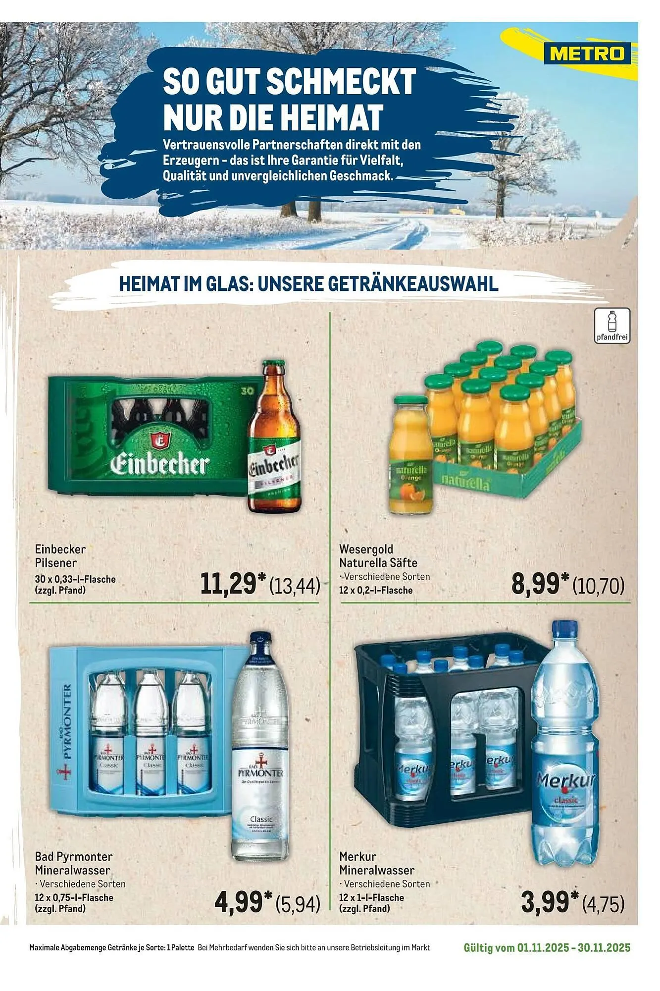 METRO Prospekt von 1. November bis 1. Dezember 2025 - Prospekt seite 11
