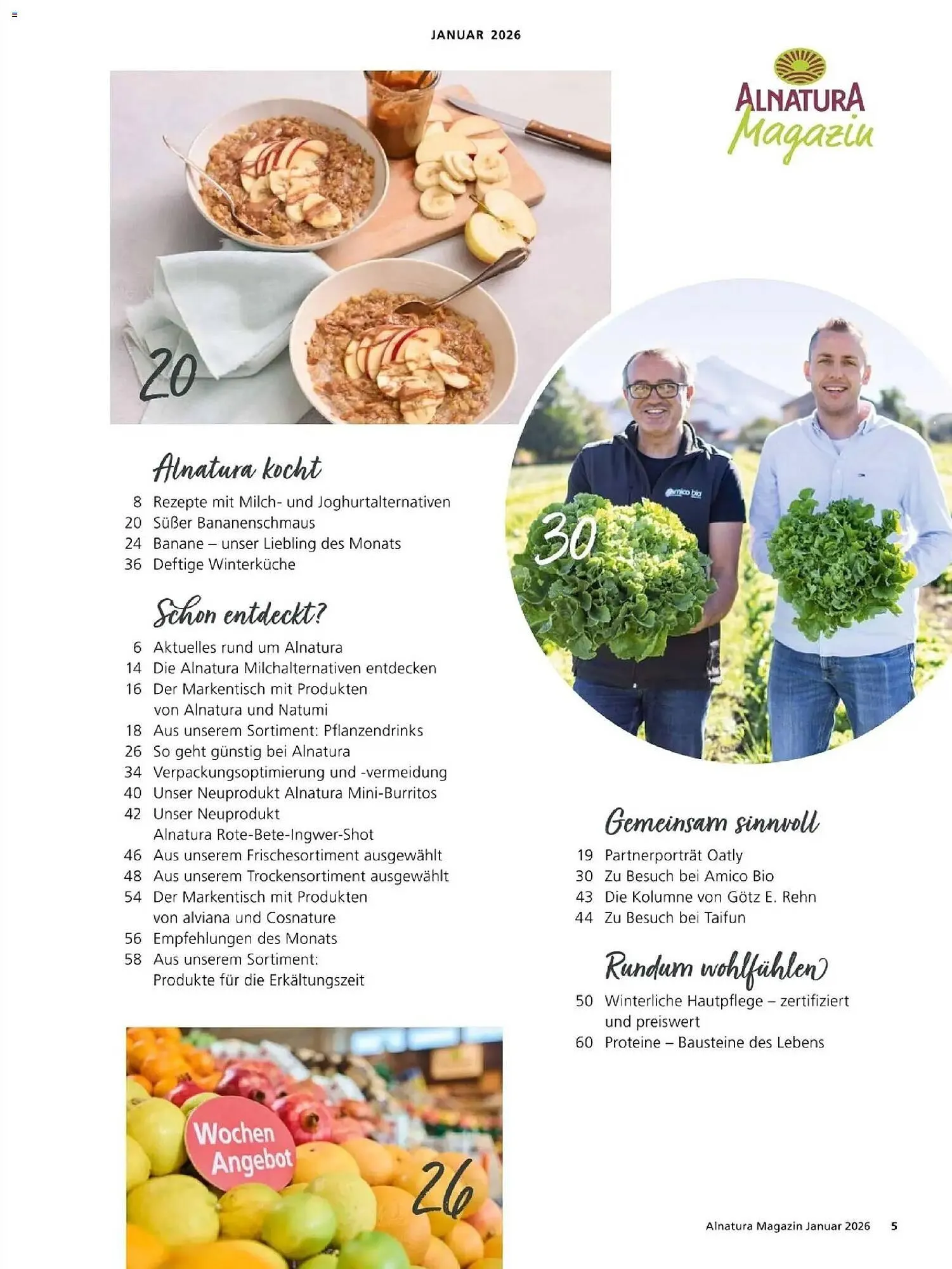 Alnatura Prospekt von 1. Januar bis 31. Januar 2026 - Prospekt seite 5