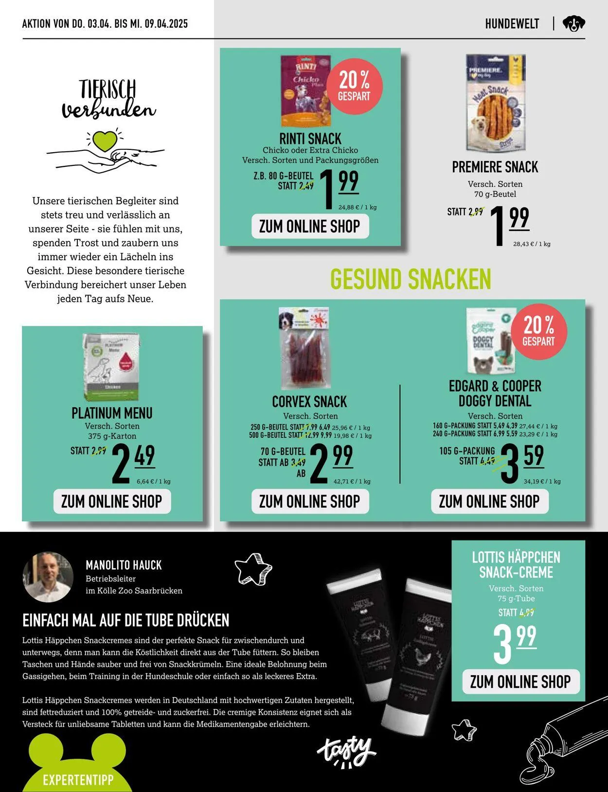 Kölle Zoo Aktueller Prospekt von 2. April bis 16. April 2025 - Prospekt seite 9