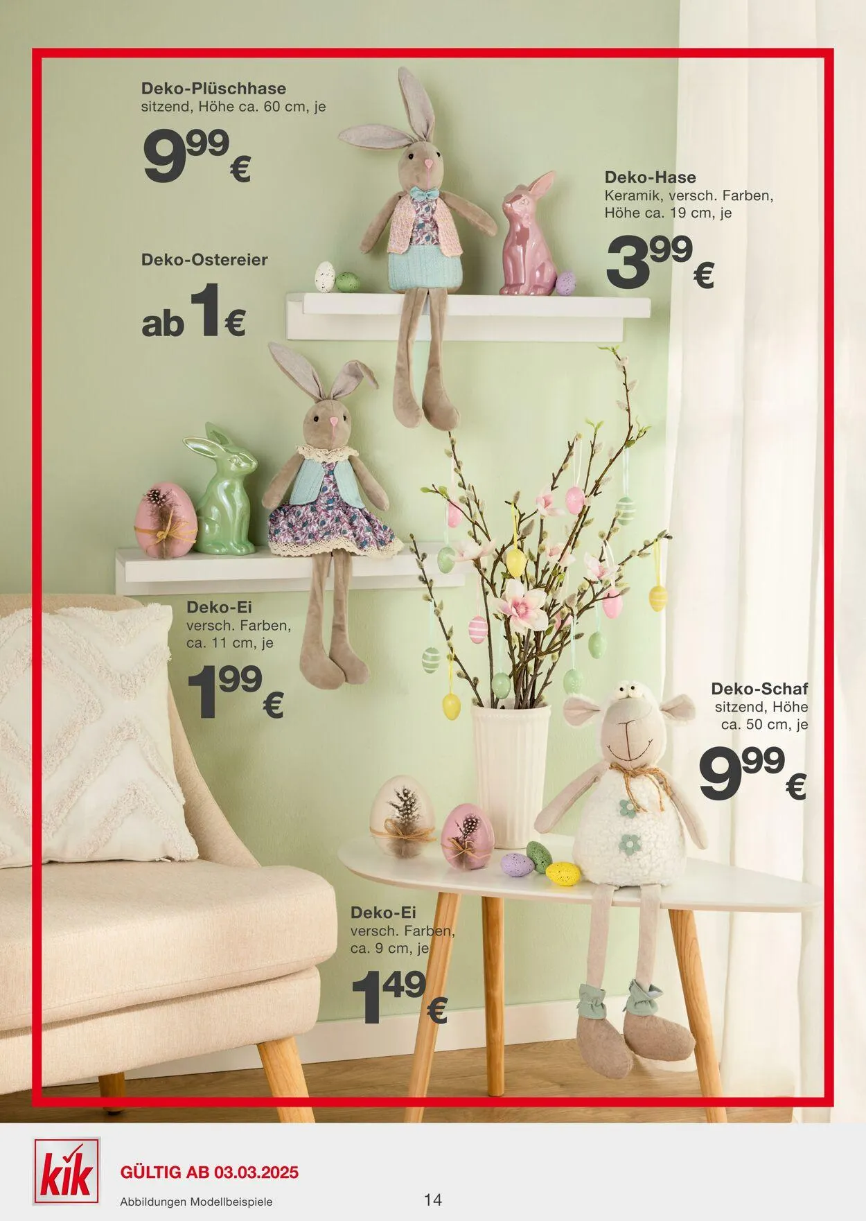Kik Aktueller Prospekt von 3. März bis 19. April 2025 - Prospekt seite 14