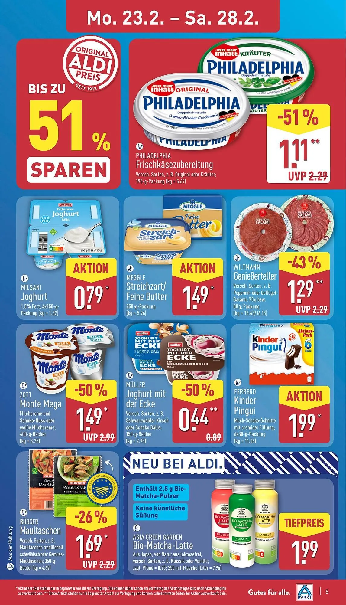 Aldi Nord Prospekt von 23. Februar bis 28. Februar 2026 - Prospekt seite 5