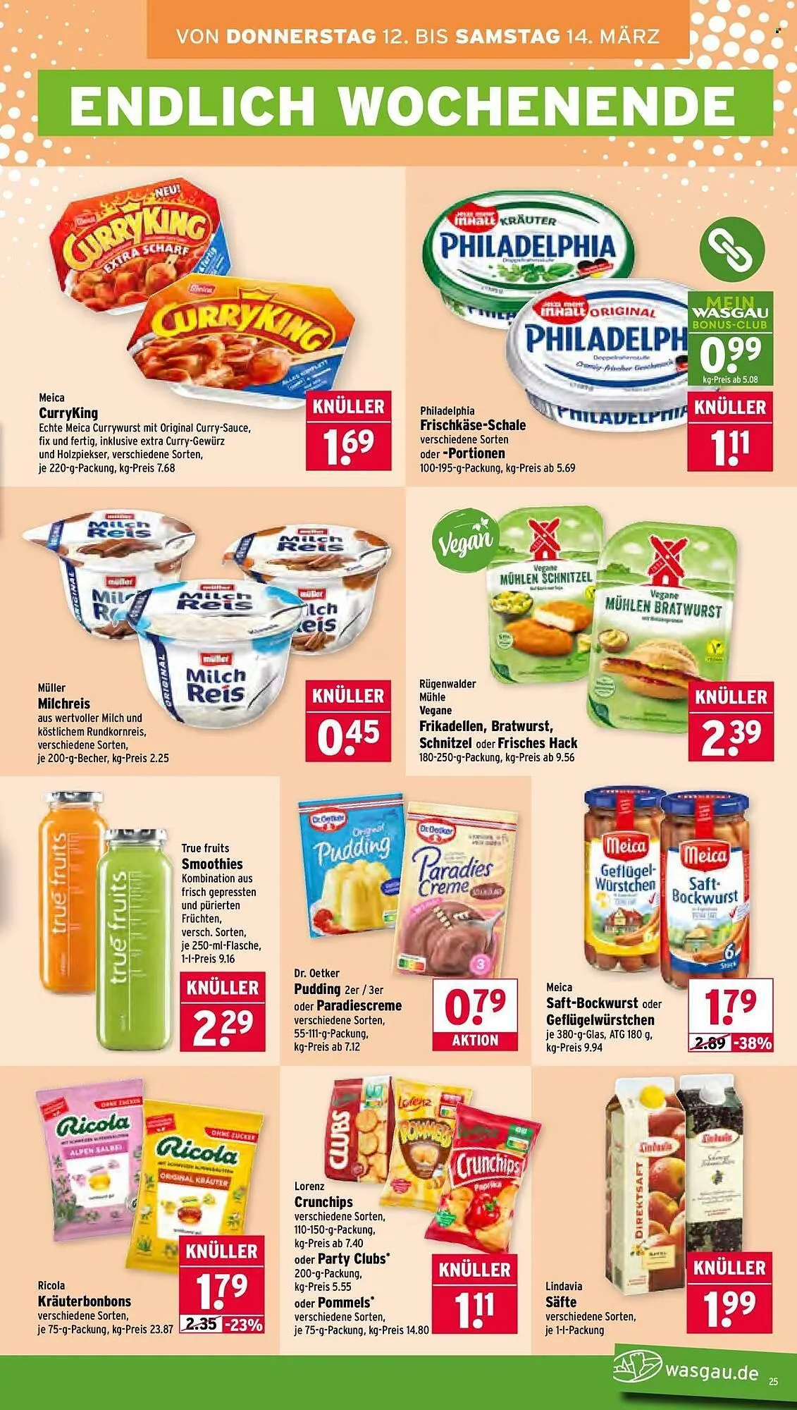 Wasgau Prospekt von 9. März bis 14. März 2026 - Prospekt seite 25
