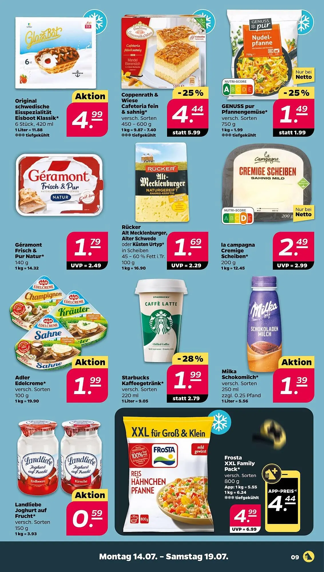 NETTO Prospekt von 14. Juli bis 19. Juli 2025 - Prospekt seite 9
