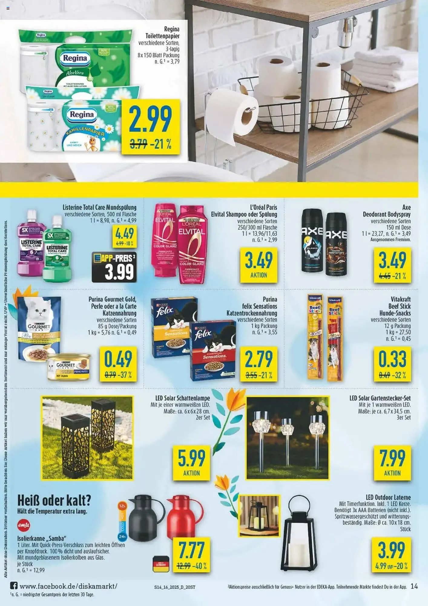 diska Prospekt von 14. April bis 19. April 2025 - Prospekt seite 14