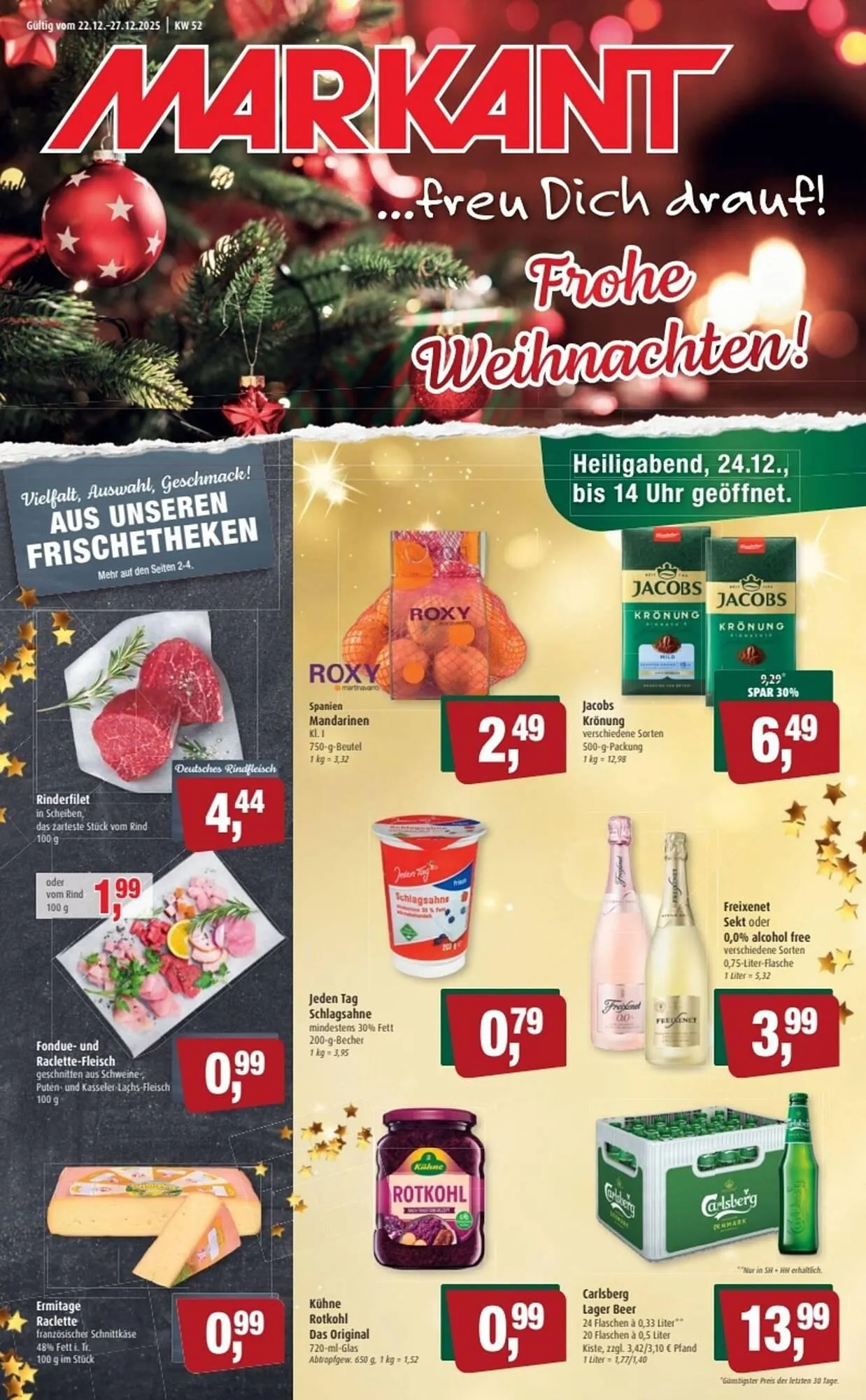 Markant Prospekt von 22. Dezember bis 27. Dezember 2025 - Prospekt seite 1